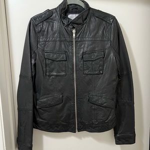 Black Leather jacket.